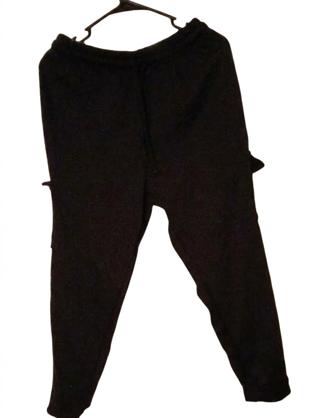 Kids Black Jogger Pants with Elastic Waistband